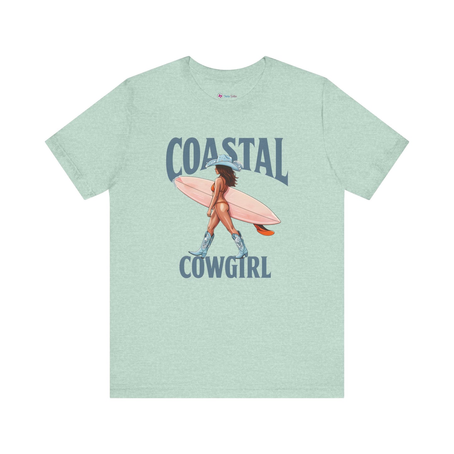 Coastal Cowgirl Tee — Surfing Cowgirl Graphic T-Shirt