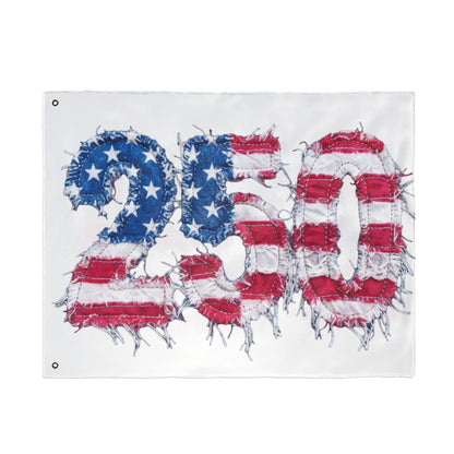 250th 4th of JULY American Flag Double Sided Flag