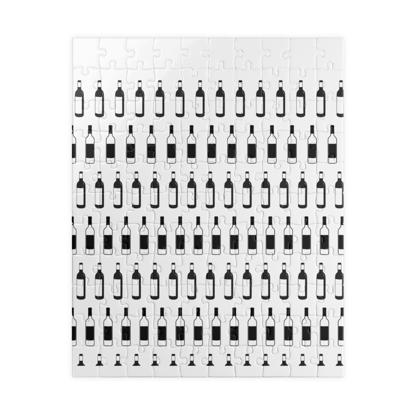 Wine Bottle Pattern Puzzle 520 or 1014 Piece Jigsaw