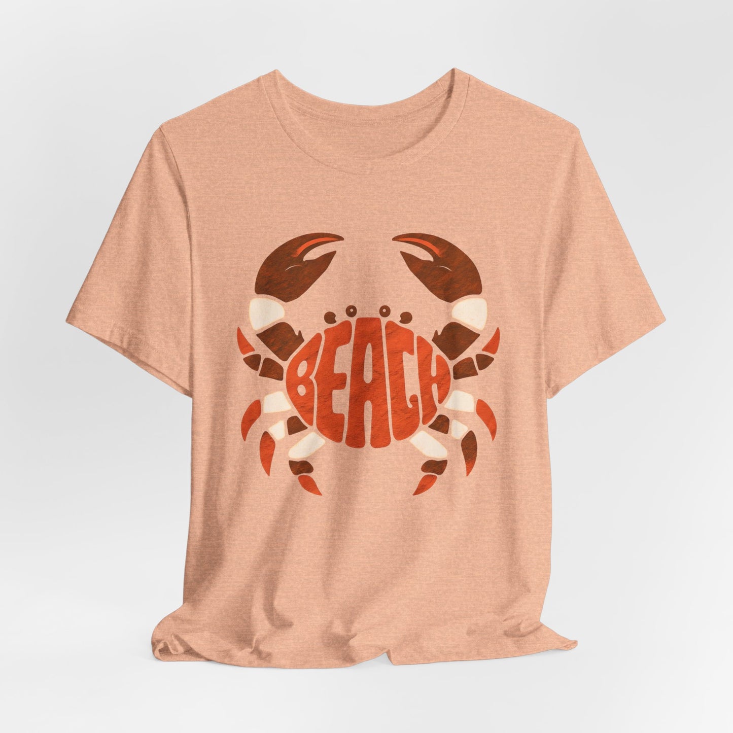 Beach Crab Graphic Tee — Retro Coastal Summer T-Shirt
