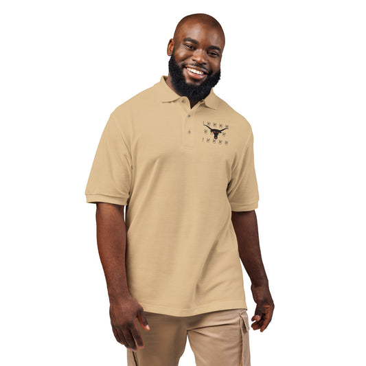 Stylish Unisex Polo Shirt with Unique Longhorns Hook'em Embroidery