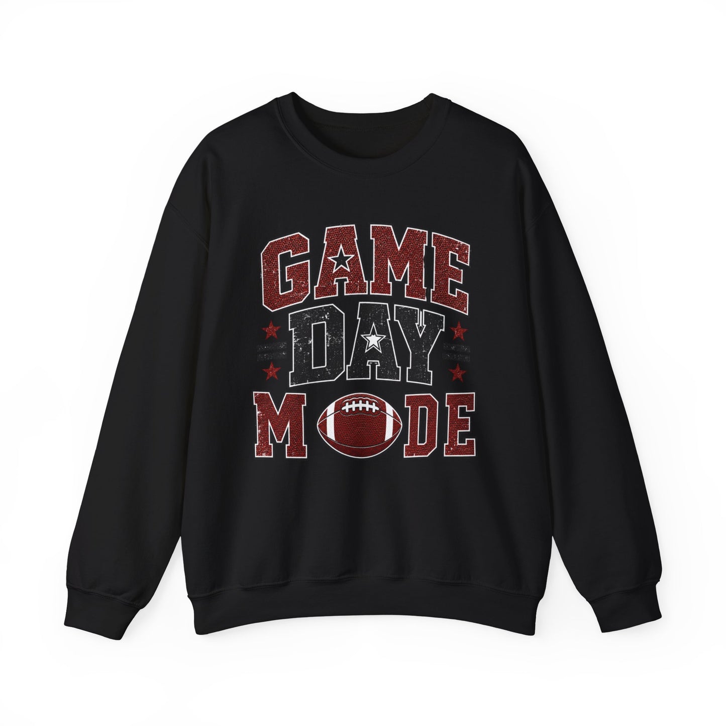 Game Day Mode Sweatshirt — Football Fan Crewneck