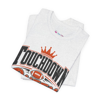Touchdown Queen T-SHIRT Football Season Tailgate Time
