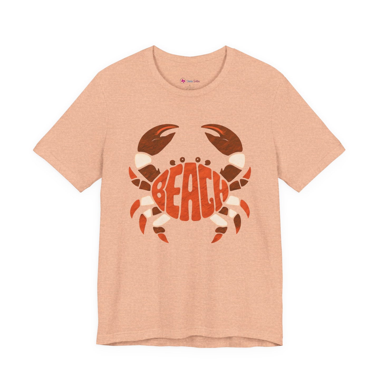 Beach Crab Graphic Tee — Retro Coastal Summer T-Shirt