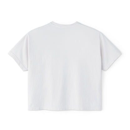Beach Days Heart Graphic Tee — Women's Boxy Summer T-Shirt