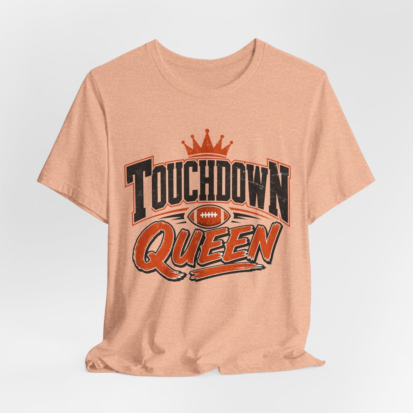 Touchdown Queen T-SHIRT Football Season Tailgate Time