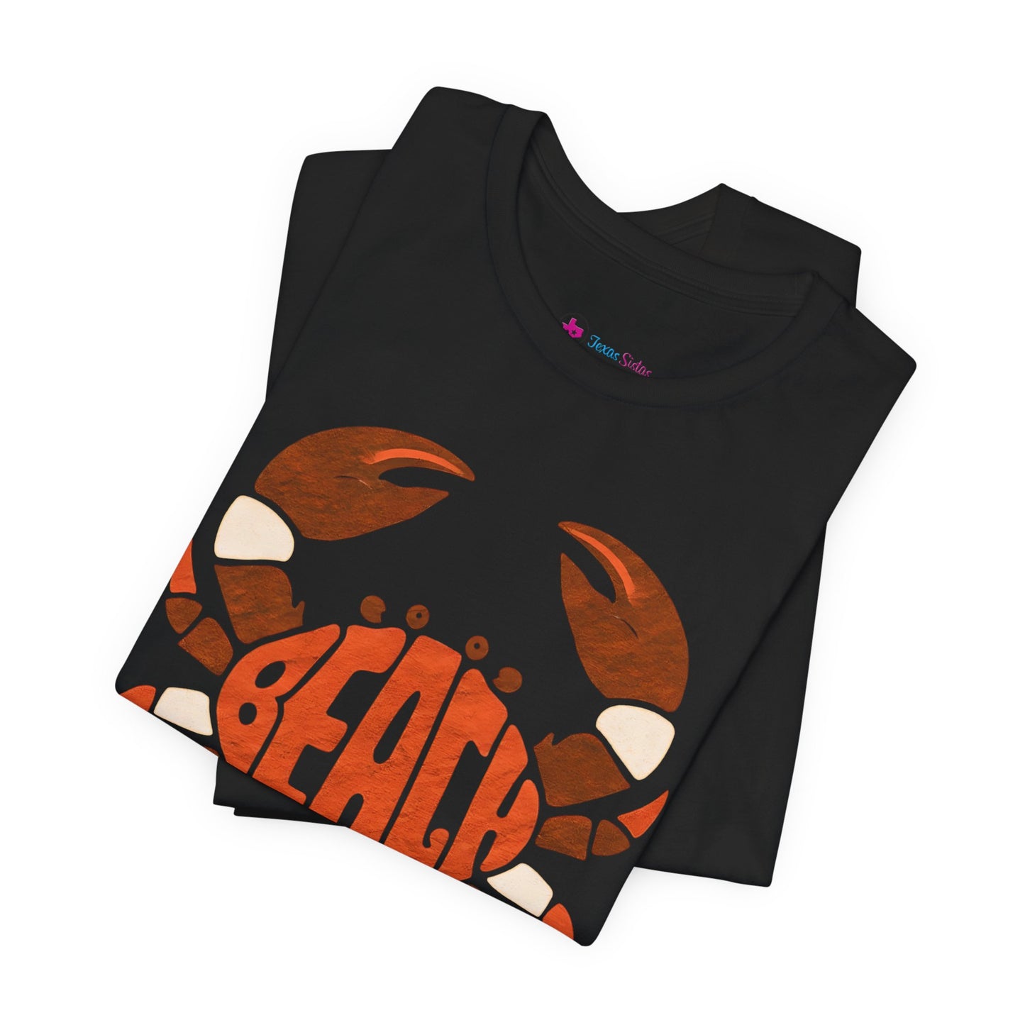 Beach Crab Graphic Tee — Retro Coastal Summer T-Shirt