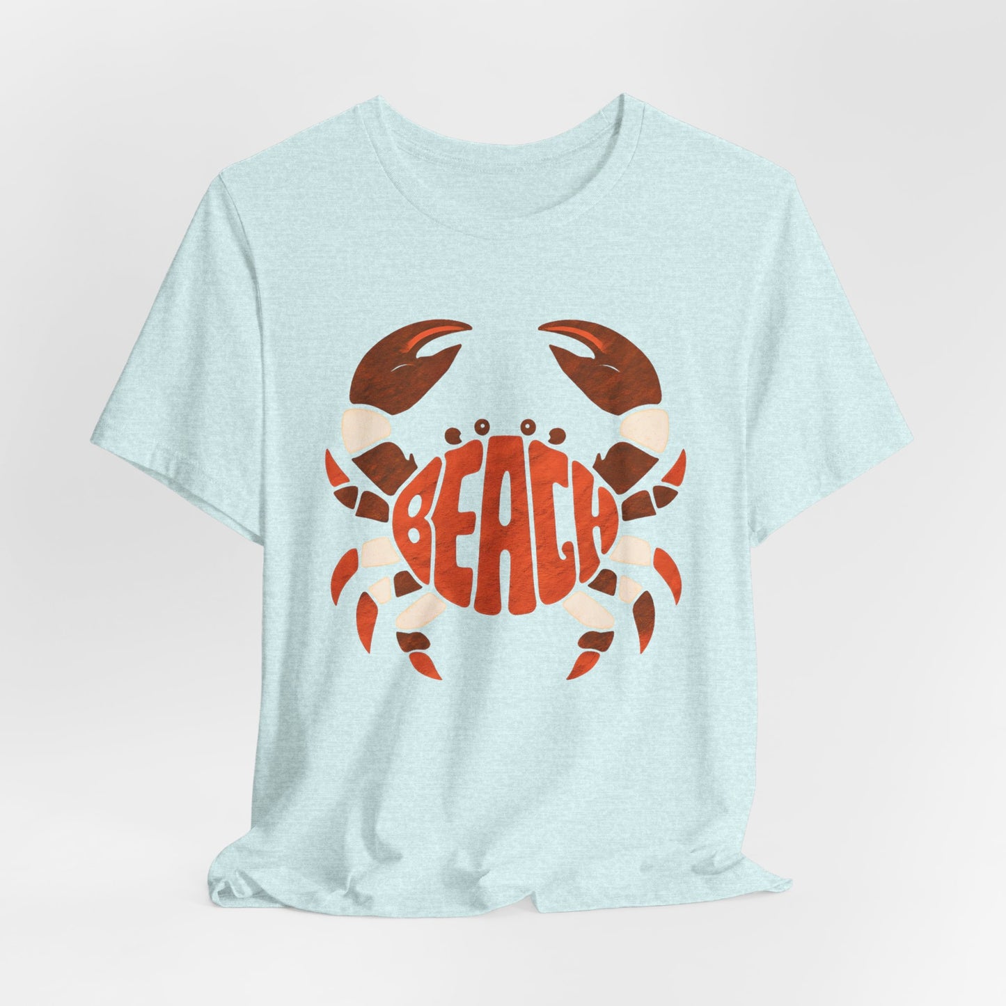 Beach Crab Graphic Tee — Retro Coastal Summer T-Shirt