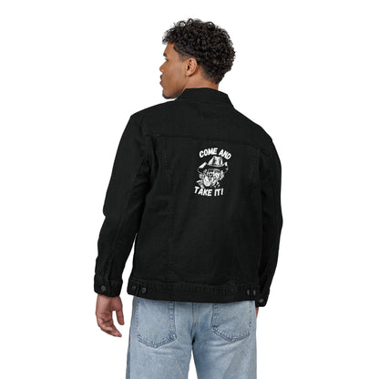 COME and Take IT Denim Jacket - Black or Denim