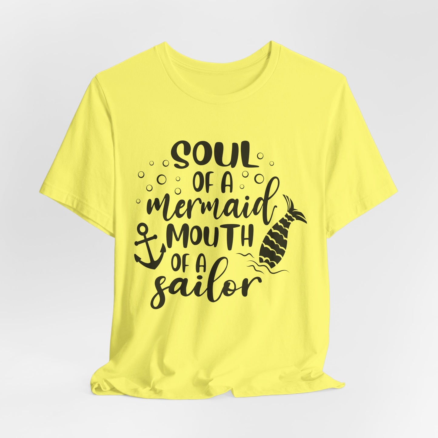 Mermaid Soul Tee — "Soul of a Mermaid, Mouth of a Sailor" Graphic T-Shirt