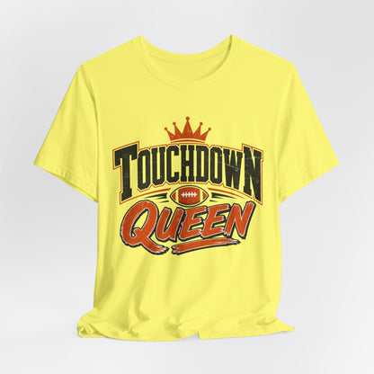 Touchdown Queen T-SHIRT Football Season Tailgate Time