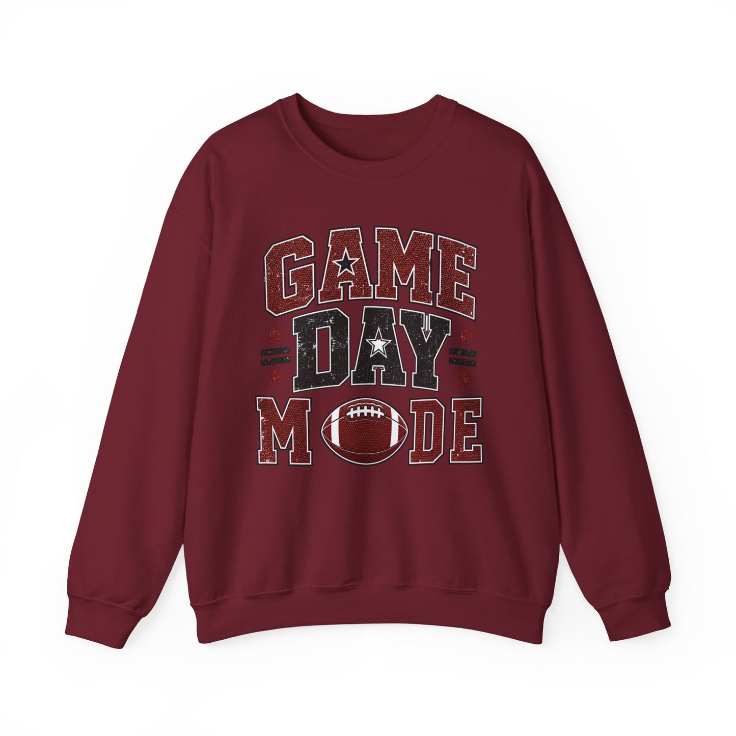 Game Day Mode Sweatshirt — Football Fan Crewneck