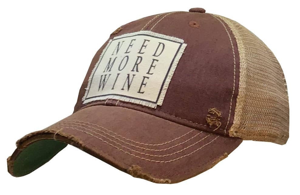 NEED MORE WINE Trucker Hat