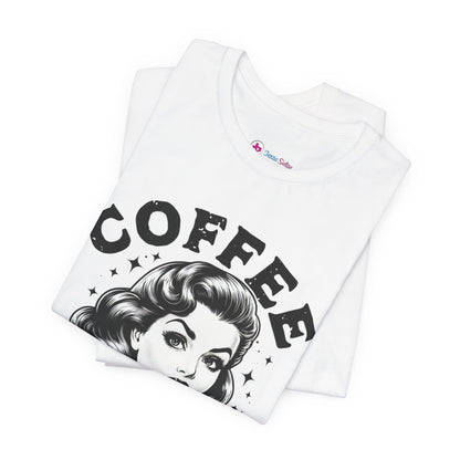 COFFEE Because Murder Is Wrong Graphic Funny T-Shirt