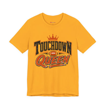 Touchdown Queen T-SHIRT Football Season Tailgate Time