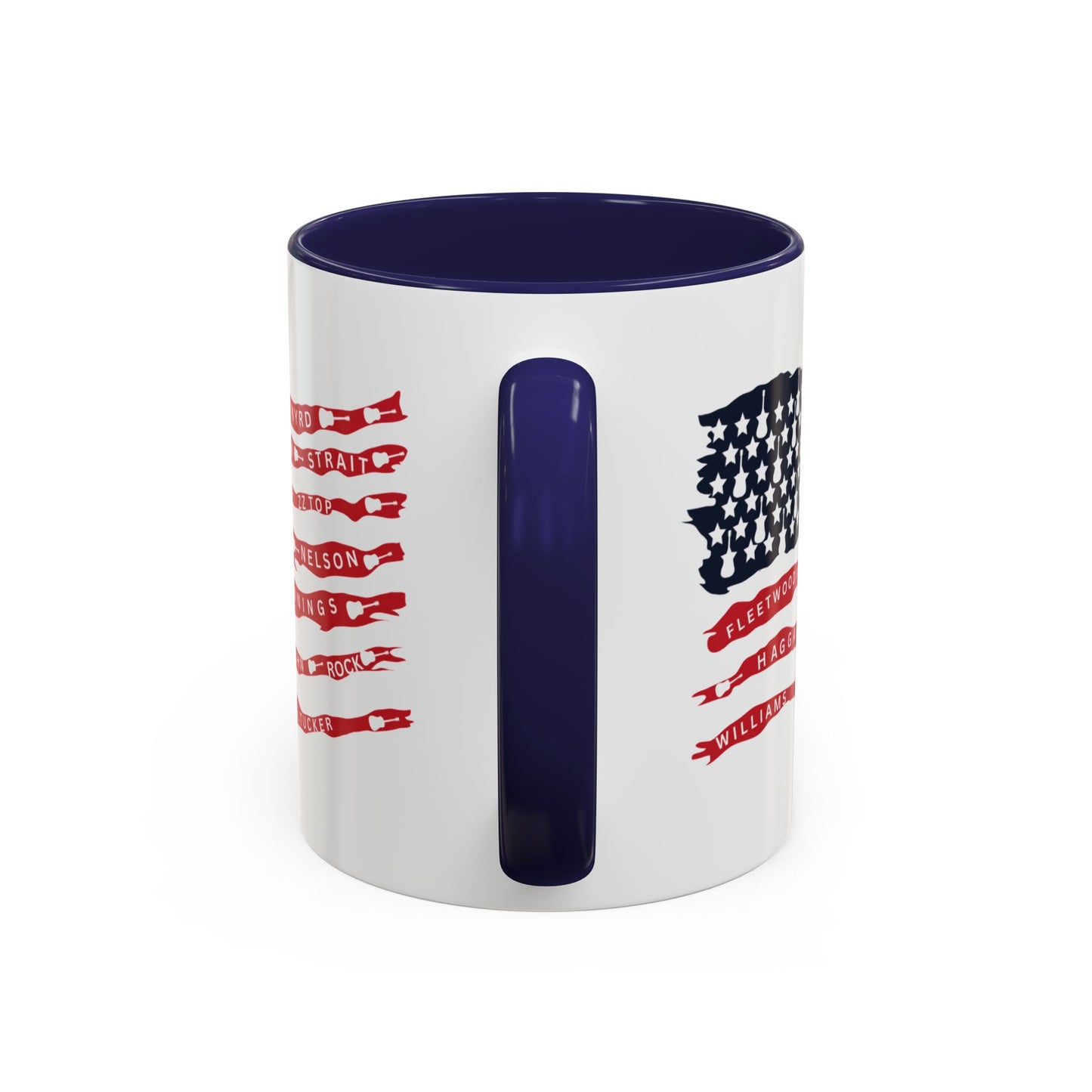OG Southern Rock Bands & Country Greats USA Flag  Mug  11 or 15oz Coffee Cup