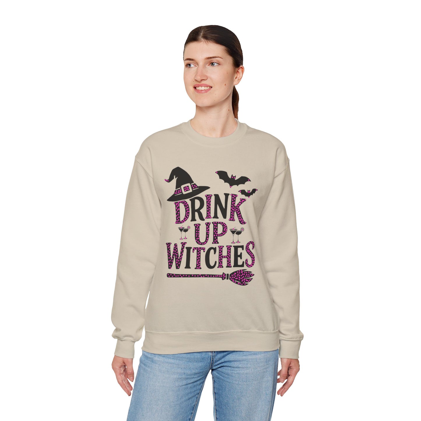 Halloween Drink Up Witches Sweatshirt