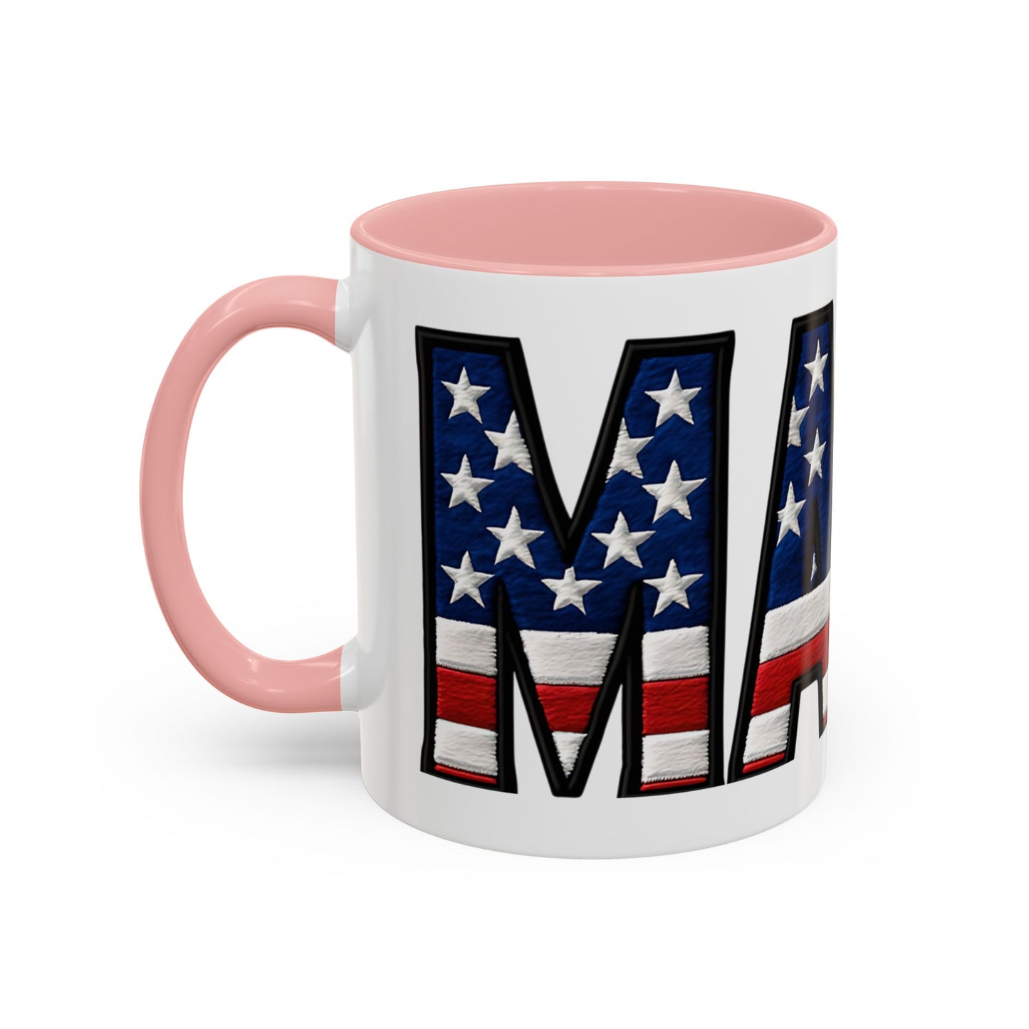 Patriotic AMERICA Flag MAMA Accent Coffee Mug 11 or 15oz