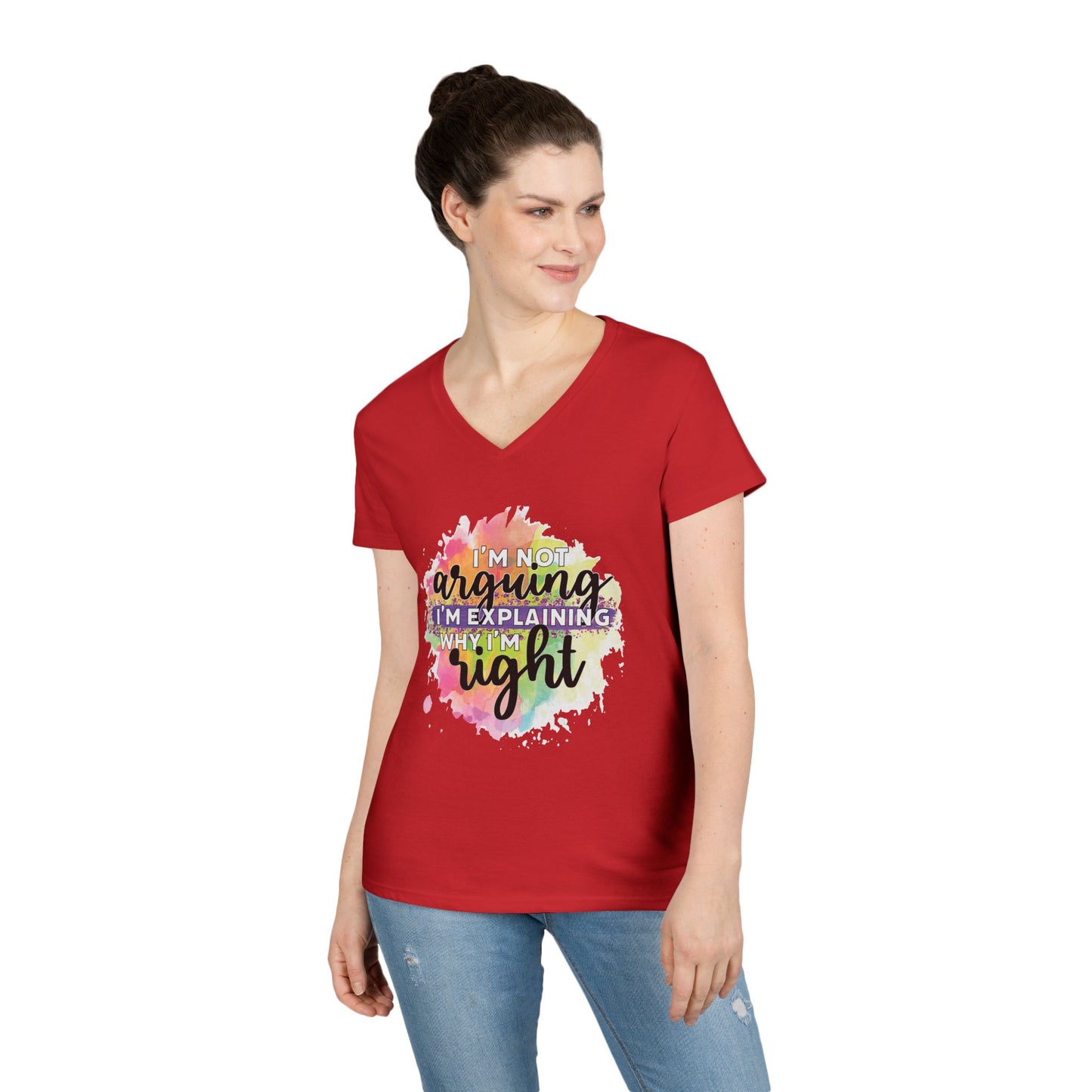 I'm Not Arguing I'm Explaining Why I'm Right V-Neck T-Shirt