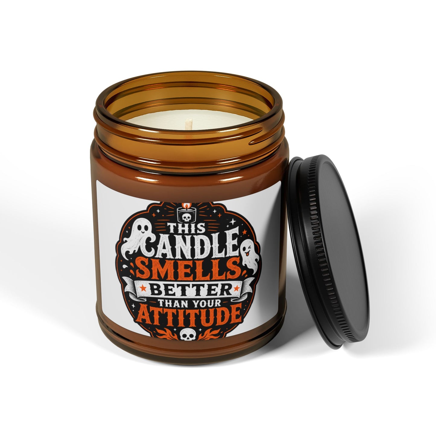 Halloween Scented Soy Candle — This Candle Smells Like Attitude