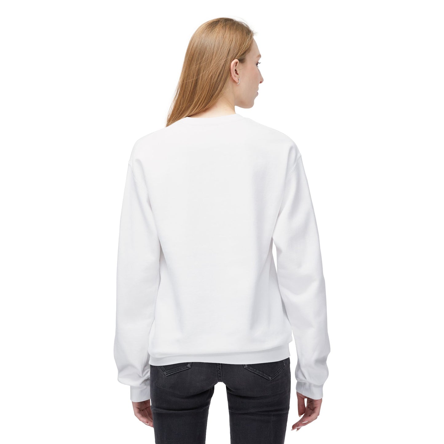 Softstyle Sweatshirt Don't Look Back - Comfortable and Stylish Fleece Crewneck for Adults