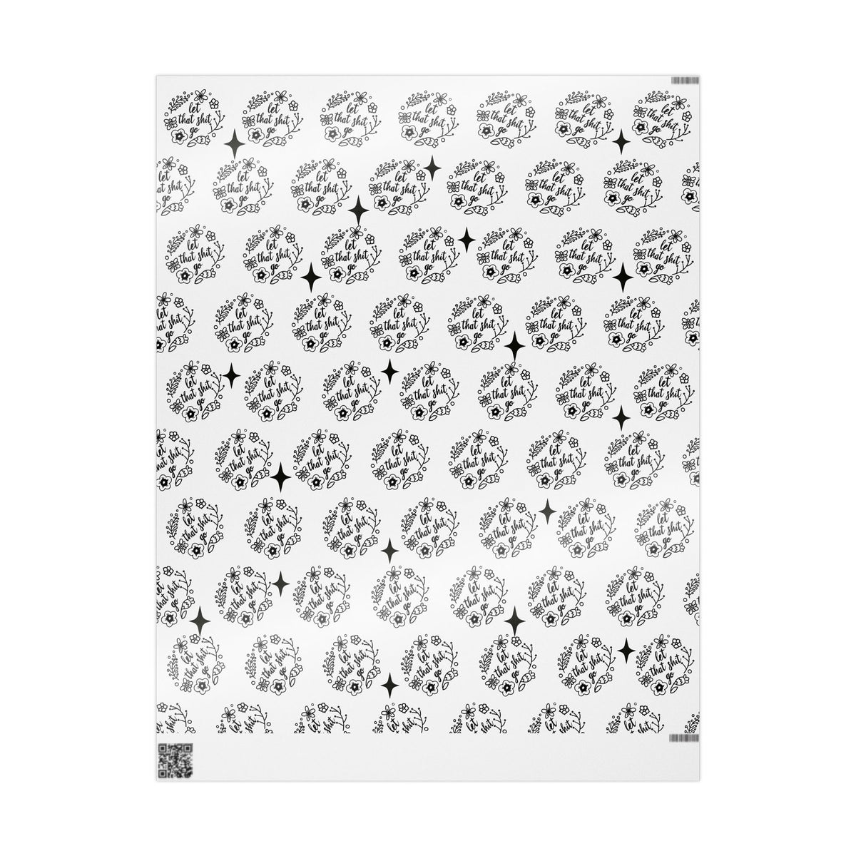 Let That Stuff Go Wrapping Paper — Christmas Birthday Holiday I'm Sorry Gift Wrap