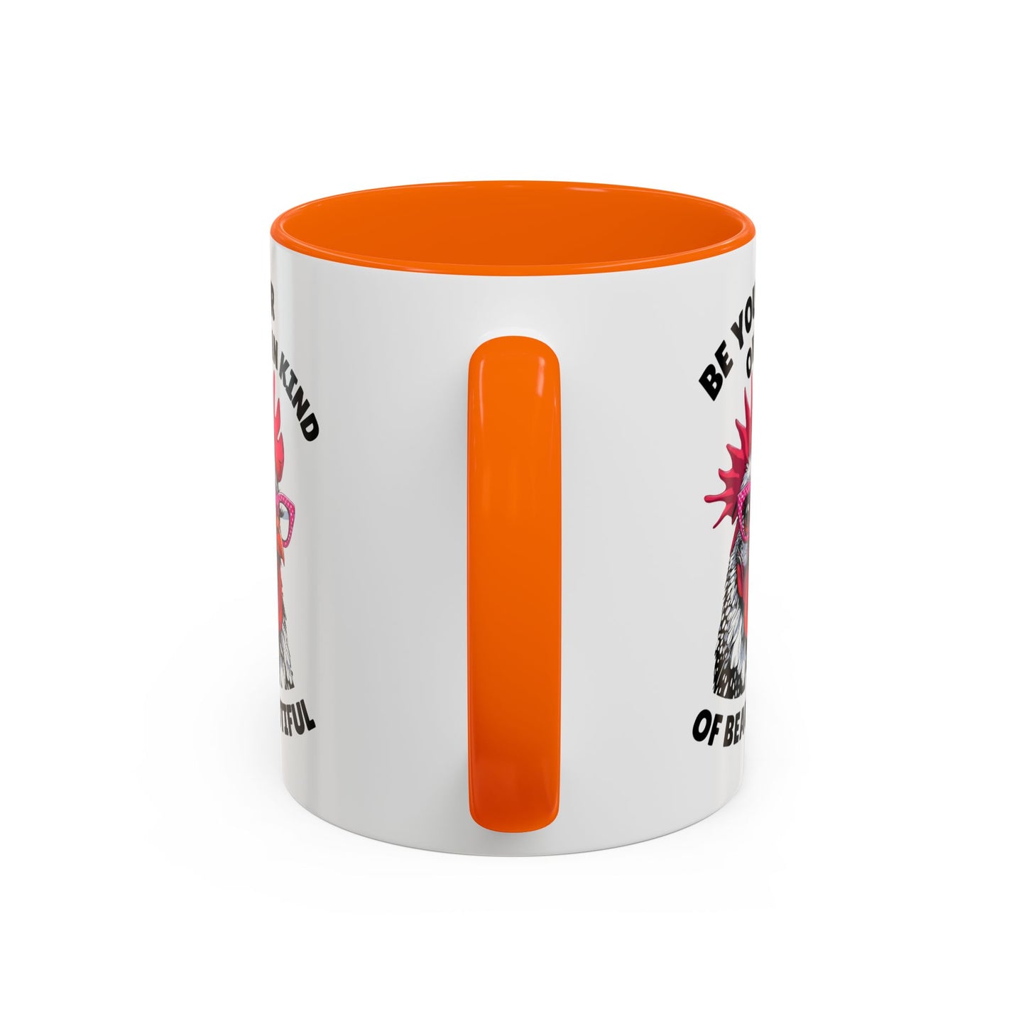 Be Your Own Kind of Beautiful Rooster Coffee Mug (Accent 11/15oz)