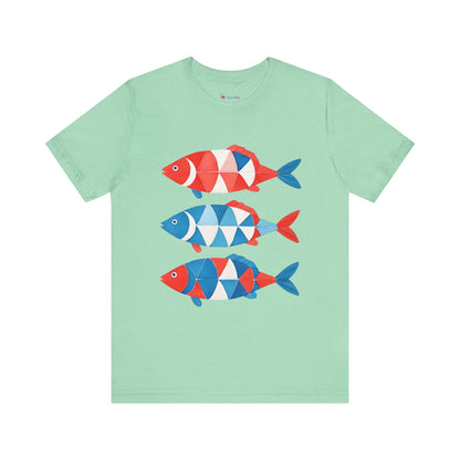 Patriotic Fish T-Shirt Unisex