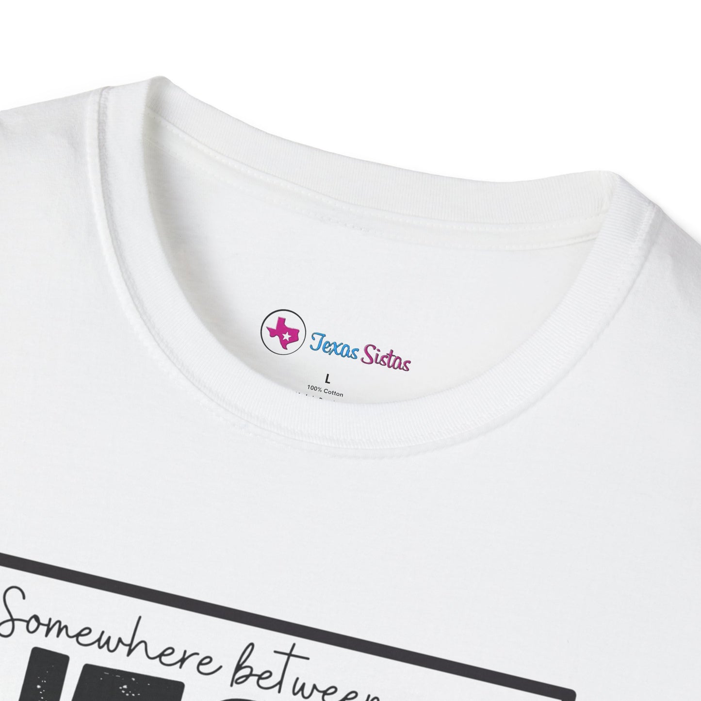 Somewhere Between Jesus & Jail T-Shirt