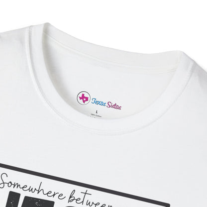 Somewhere Between Jesus & Jail T-Shirt