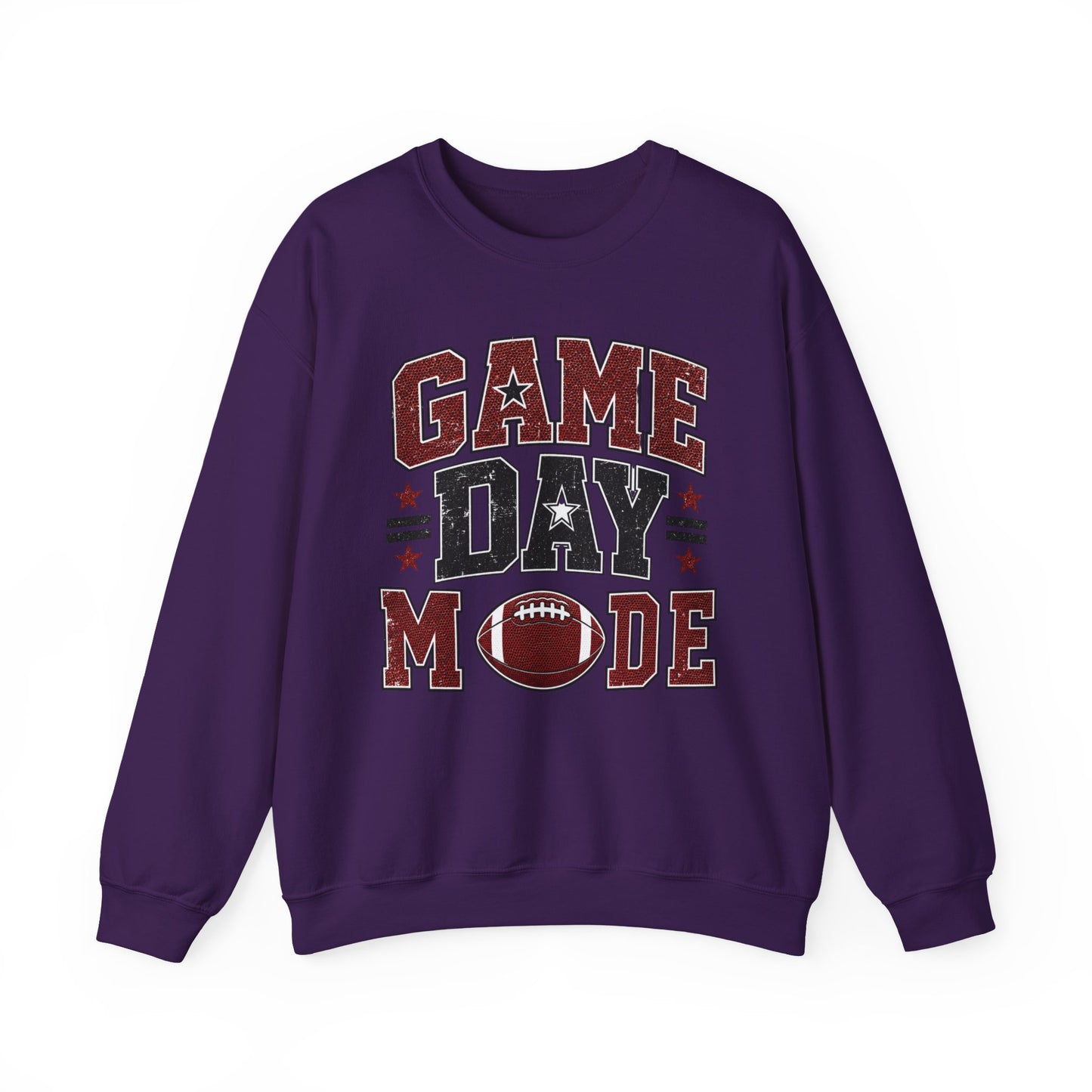 Game Day Mode Sweatshirt — Football Fan Crewneck