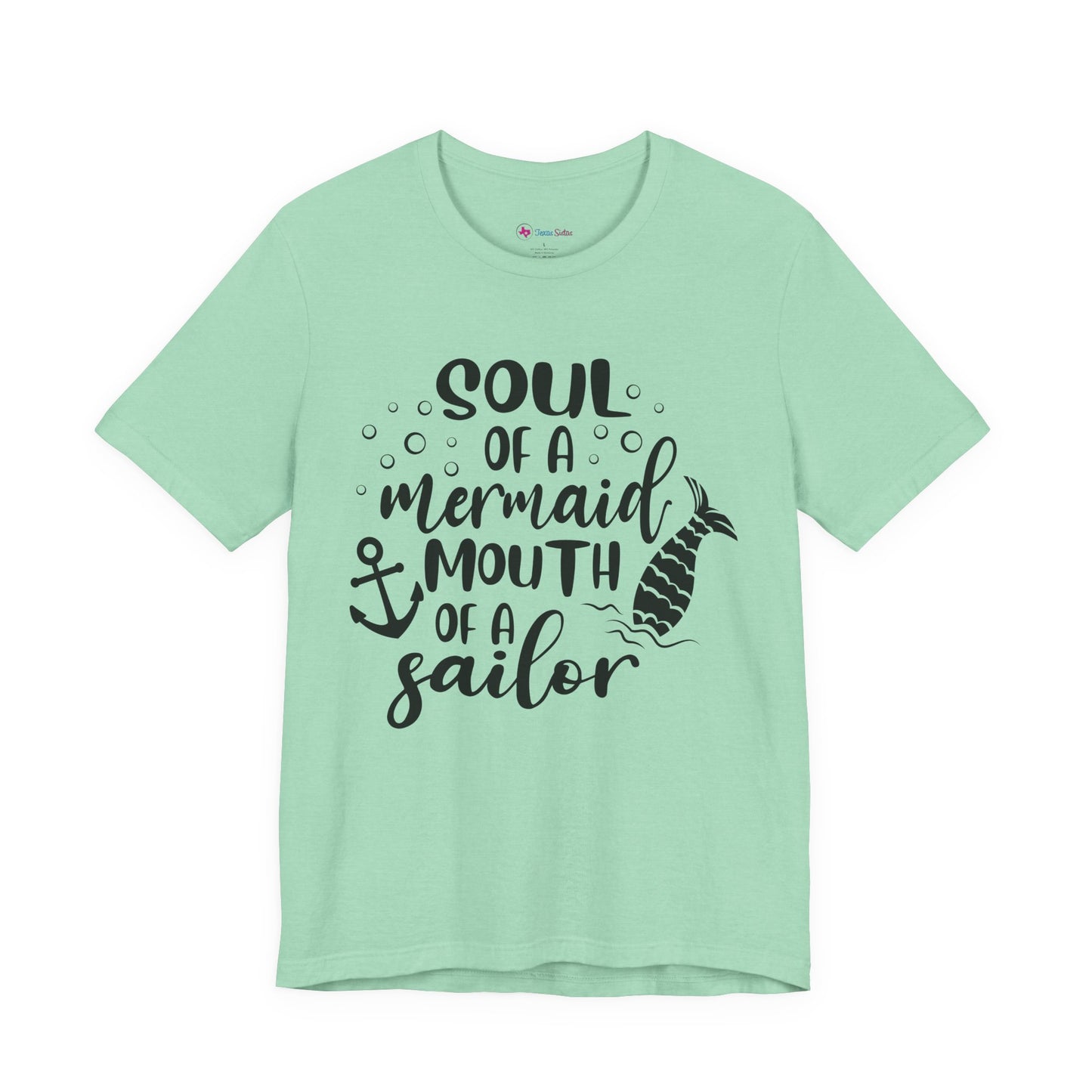 Mermaid Soul Tee — "Soul of a Mermaid, Mouth of a Sailor" Graphic T-Shirt