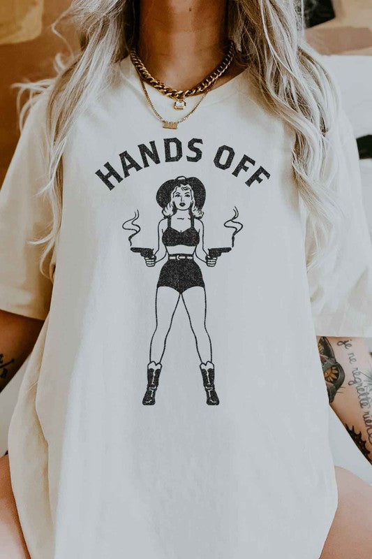 HANDS OFF WESTERN GRAPHIC TEE / T-SHIRT
