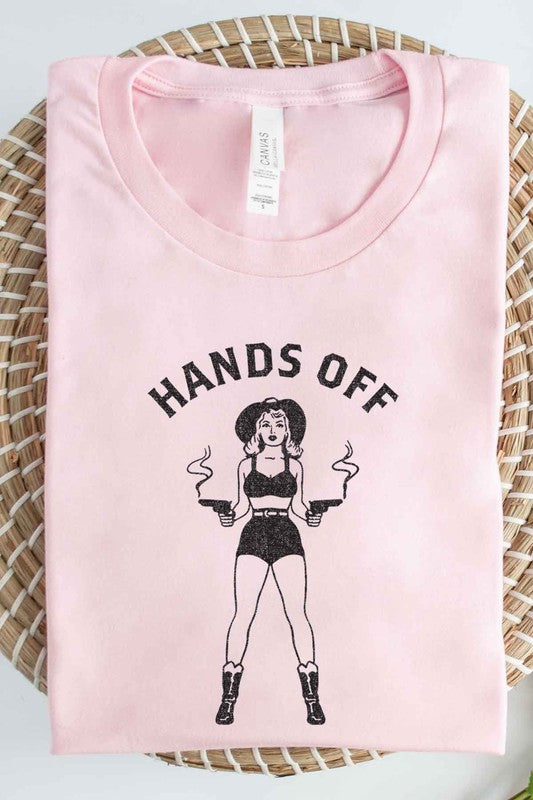 HANDS OFF WESTERN GRAPHIC TEE / T-SHIRT