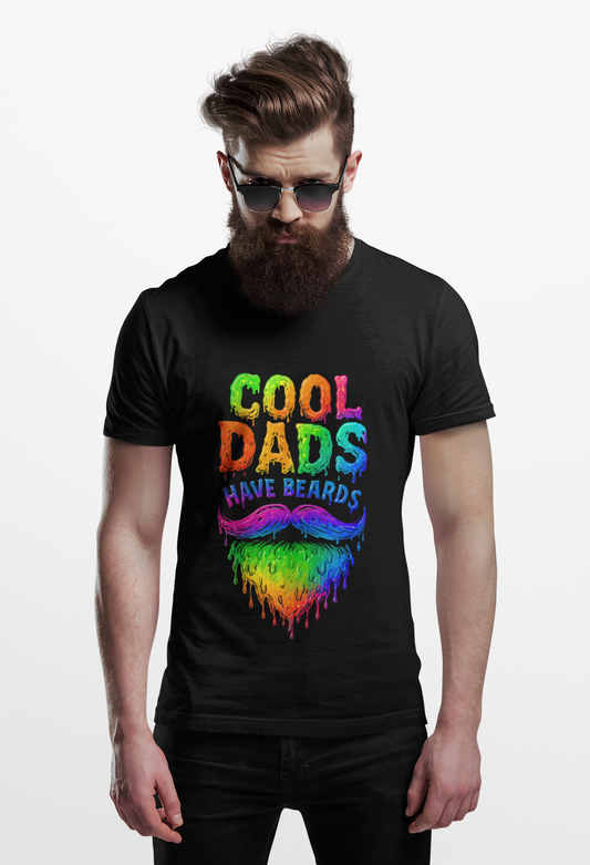 COOL DADS HAVE BEARDS T-Shirt NEON DRIP