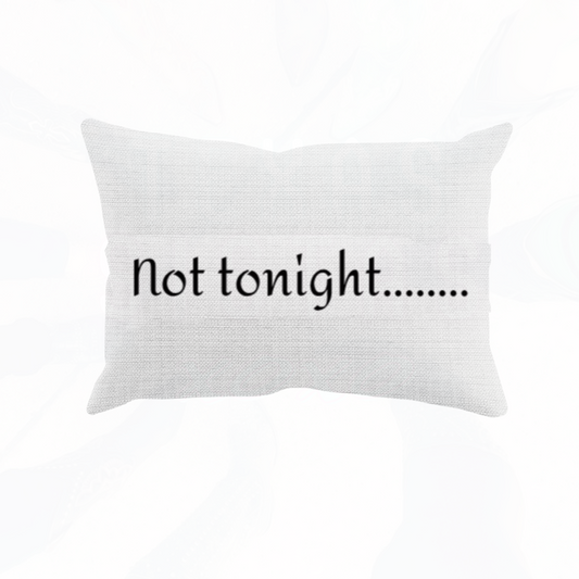 Playful Microfiber Pillowcase - Let's Get it on & NOT TONIGHT!! So Funny...