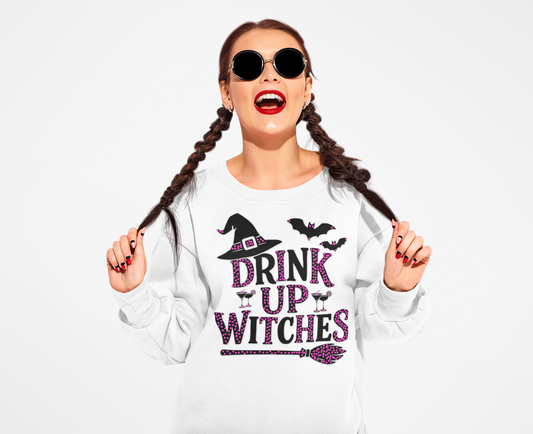 Halloween Drink Up Witches Sweatshirt