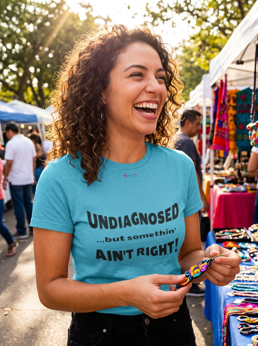 Graphic Tee — "Undiagnosed... but somethin' AIN'T RIGHT!" FUNNY T-SHIRT