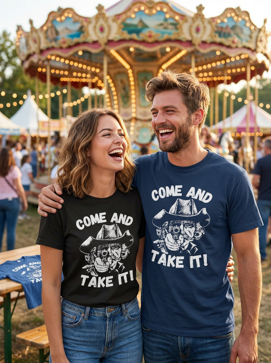 Come and Take It Cowboy Graphic T-Shirt