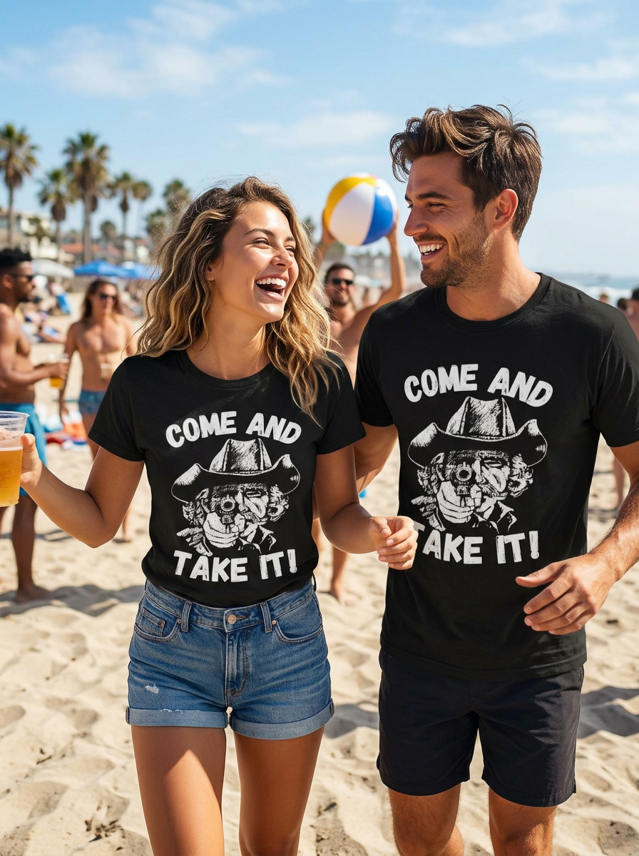 Come and Take It Cowboy Graphic T-Shirt