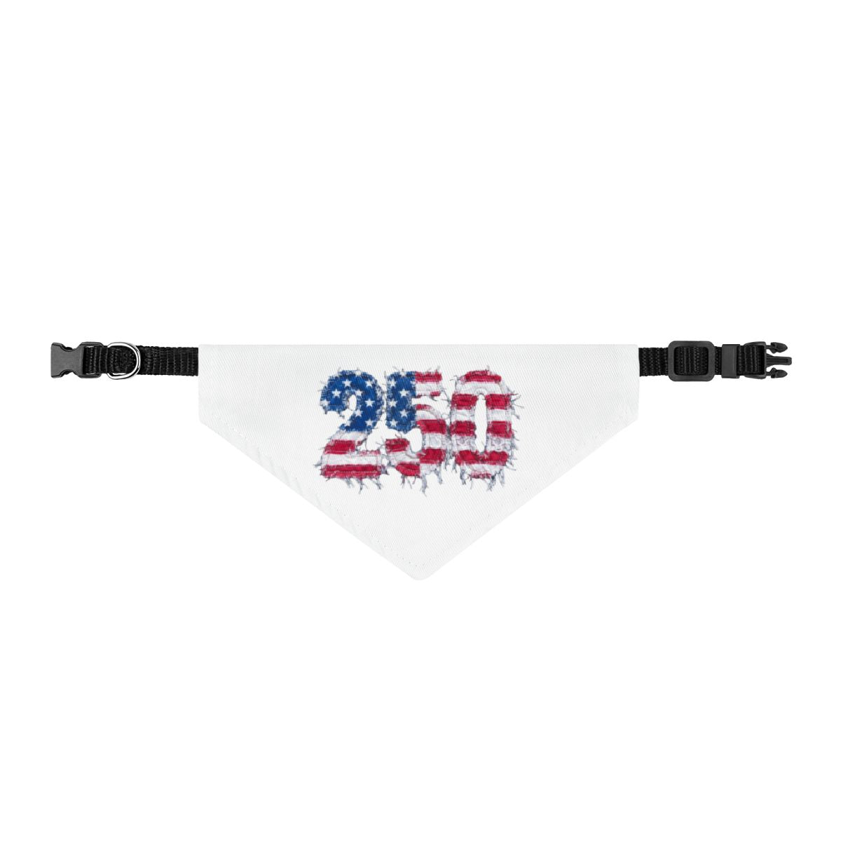 Clip on Pet Bandana — 250th 4th of July Patriotic Dog Bandana