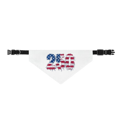 Clip on Pet Bandana — 250th 4th of July Patriotic Dog Bandana