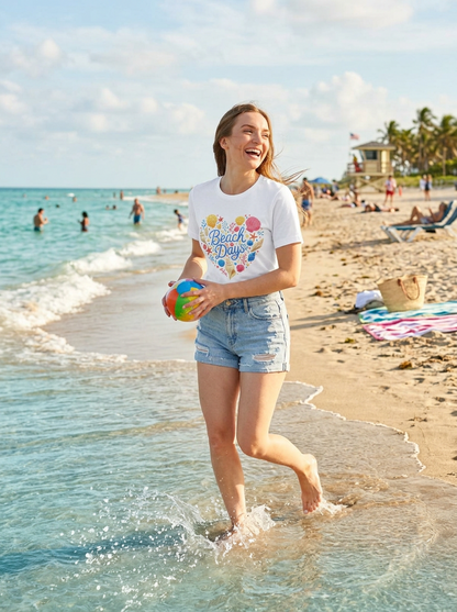 Beach Days heart seashells T-Shirt