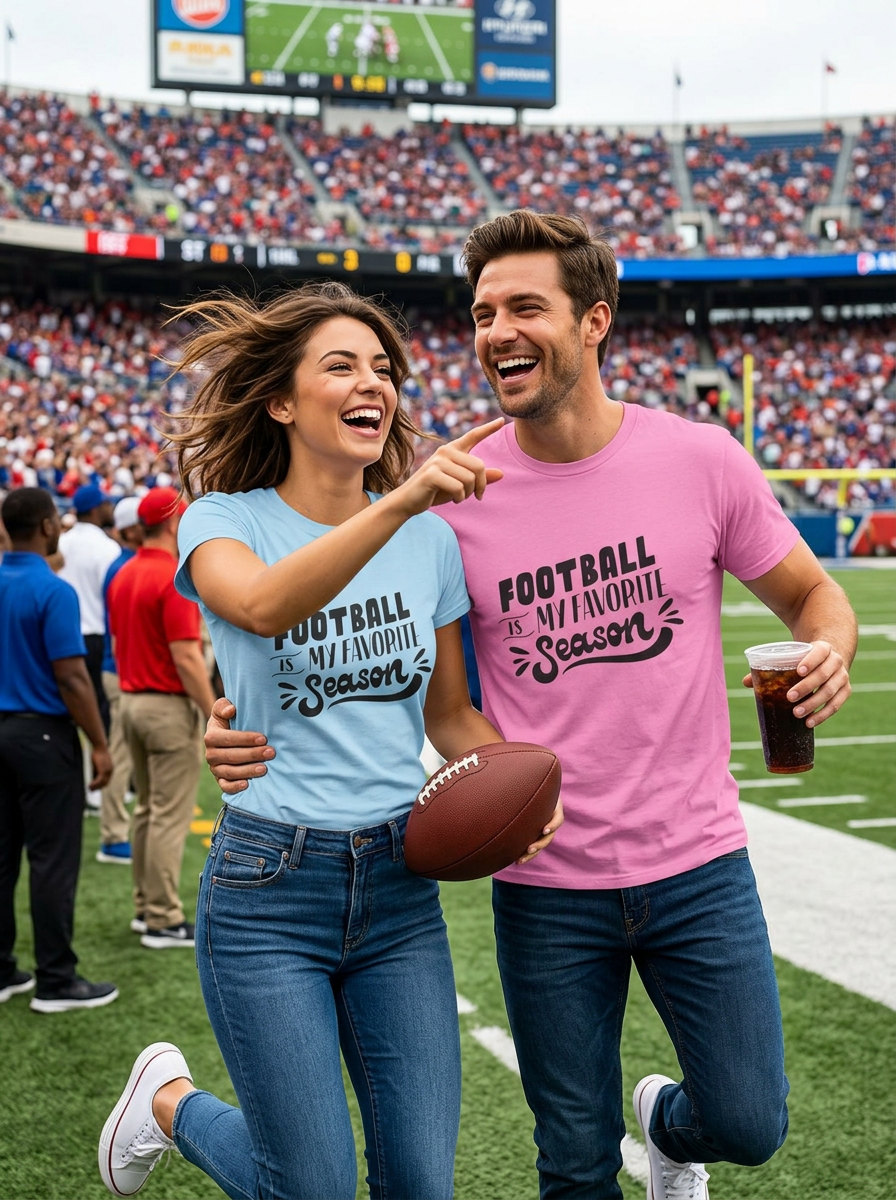 Football Is My Favorite Season T-Shirt - Lots of Colors