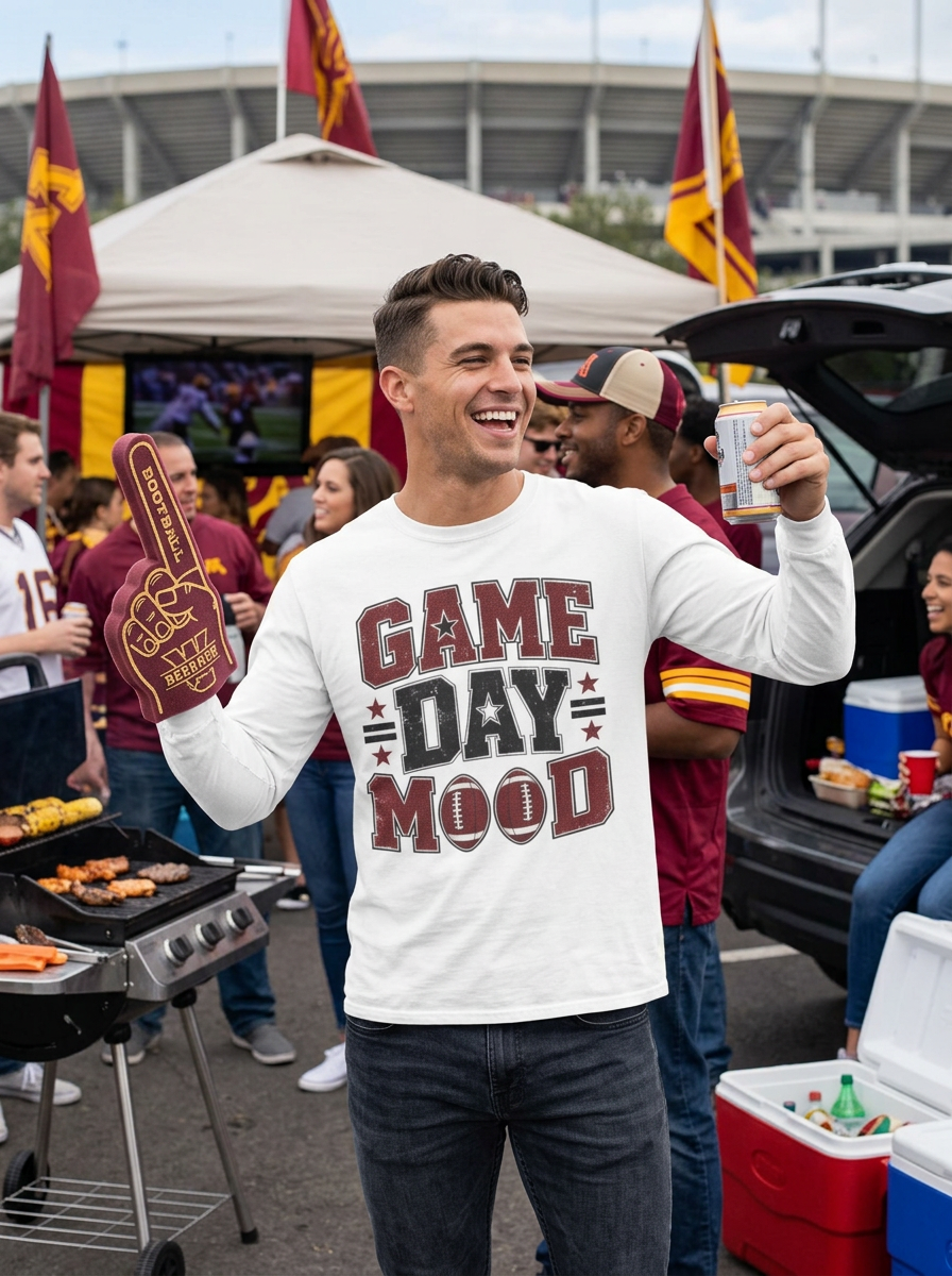 Game Day Mood Long Sleeve T-Shirt - Unisex