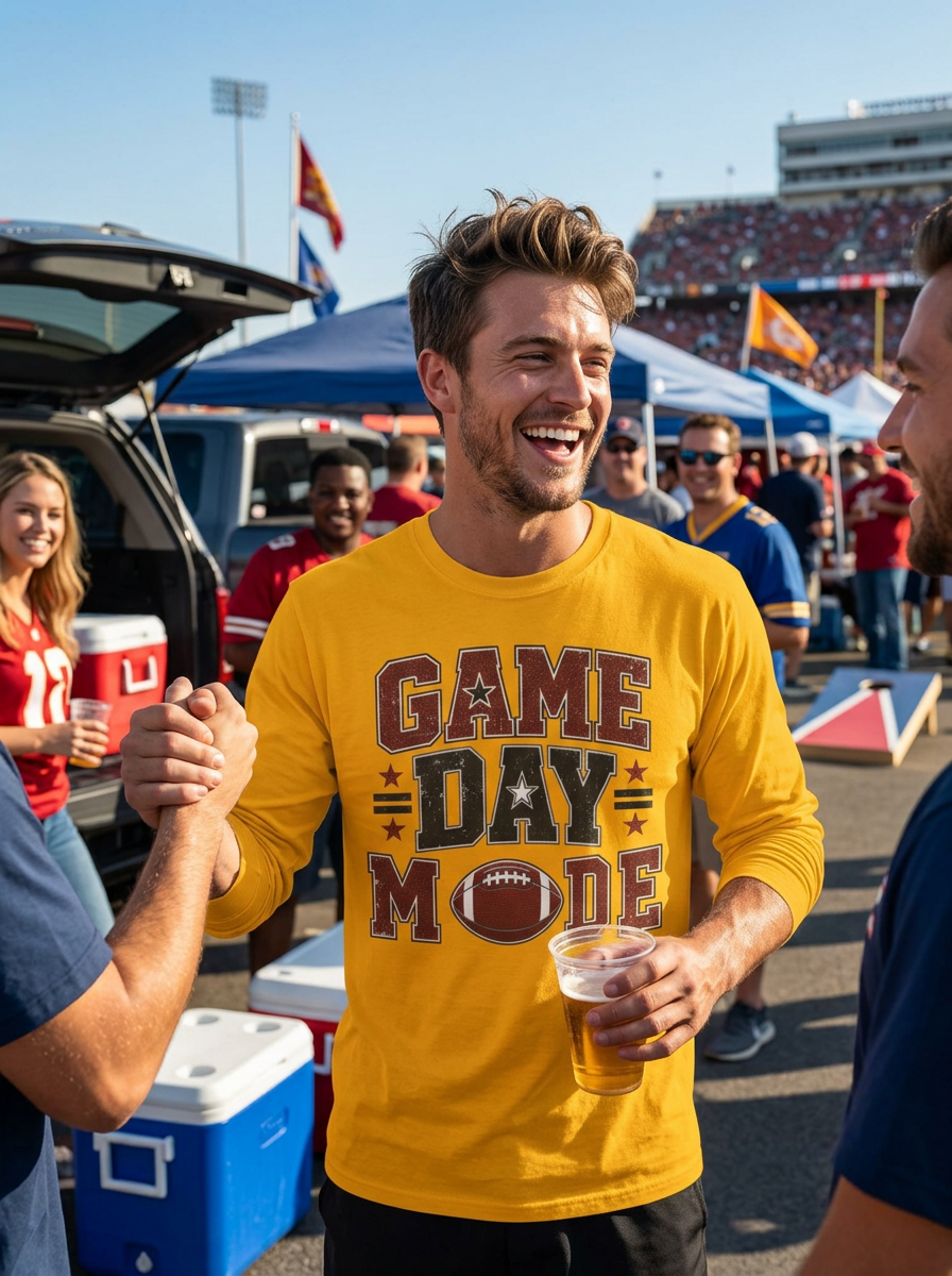 Game Day Mode Long Sleeve T- Shirt - Unisex