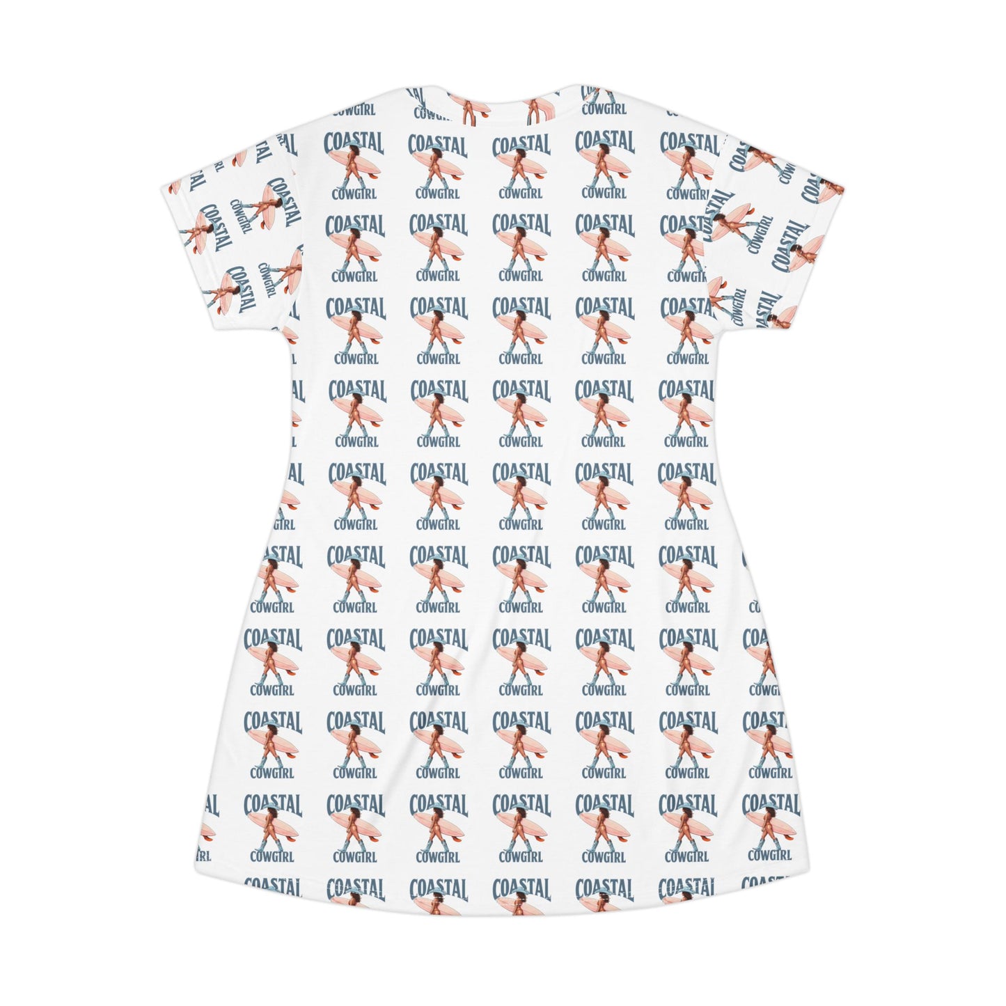 Coastal Cowgirl T‑Shirt Dress — Surfing Cowgirl Cover Up