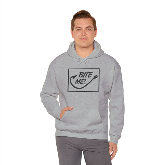 Bite me fishing hook Hoodie - Unisex Heavy Blend Sweatshirt