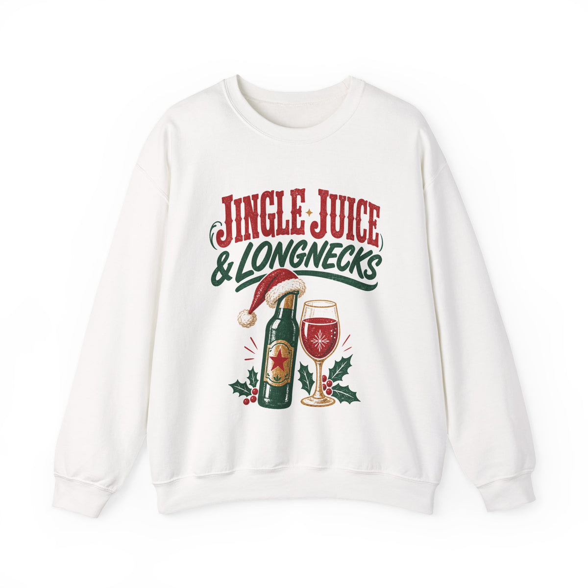 Jingle Juice & Longnecks Christmas Sweatshirt