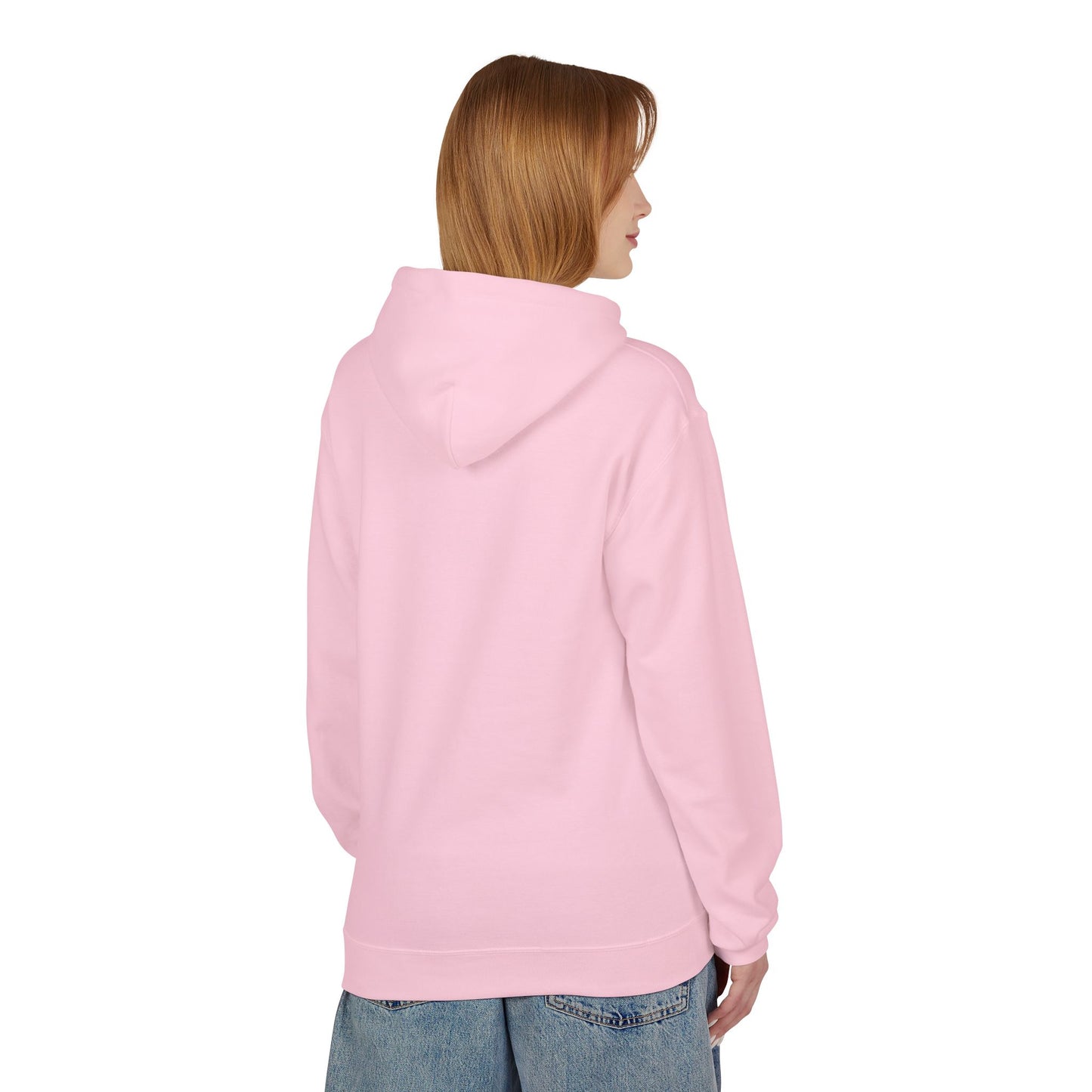 Inspirational Unisex Fleece Hoodie - Don't Look Back, Motivational Gift for Teenagers, Cozy Casual Wear, Perfect for Birthdays & Holidays